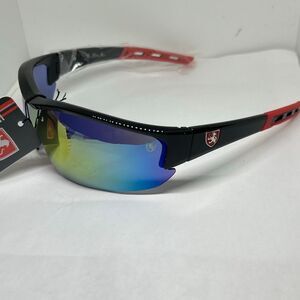 Khan Men’s Sport Wraparound Mirrored Lens Sunglasses UV400